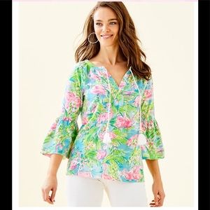 Lilly Pulitzer Del Lago Tunic Floridita Sz XL NWOT